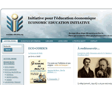 Tablet Screenshot of economic-education.org